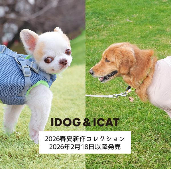 IDOG&ICATオリジナルペットウェア2026年春夏コレクションより機能性ウェア第2弾を2月18日より順次発売