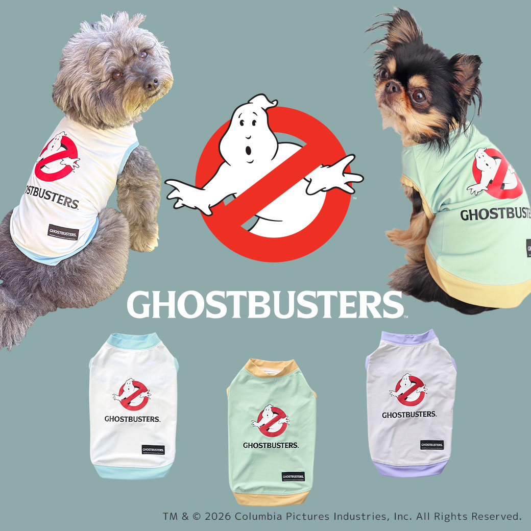快適 犬 服 iDog COOL+MOSCAPE ゴーストバスターズサマータンク 接触冷感 防蚊 アイドッグ 蚊対策 虫除け 避暑 犬の服 犬服